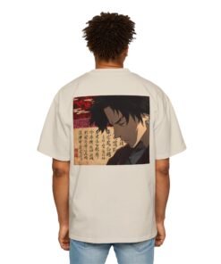 Oversized Tee [Back Print] – Samurai Champloo – Mugen Vagabond - Image 11
