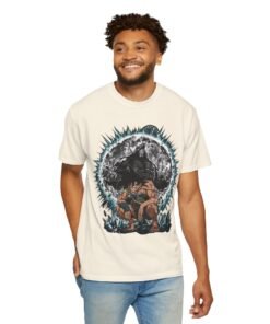 Regular Tee [Front Print] – Dragon Ball Z – Bardock Oozaru - Image 4