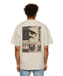 Oversized Tee [Back Print] – Berserk – Griffith Falcon Knight