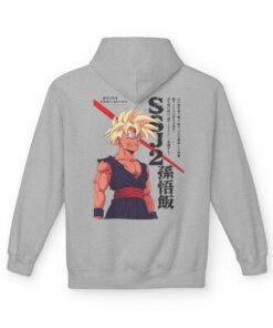 Hoodie – Dragon Ball Z – Gohan SSJ2 - Image 14