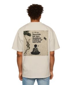 Oversized Tee [Back Print] – Samurai Champloo – Mugen Nujabes - Image 11