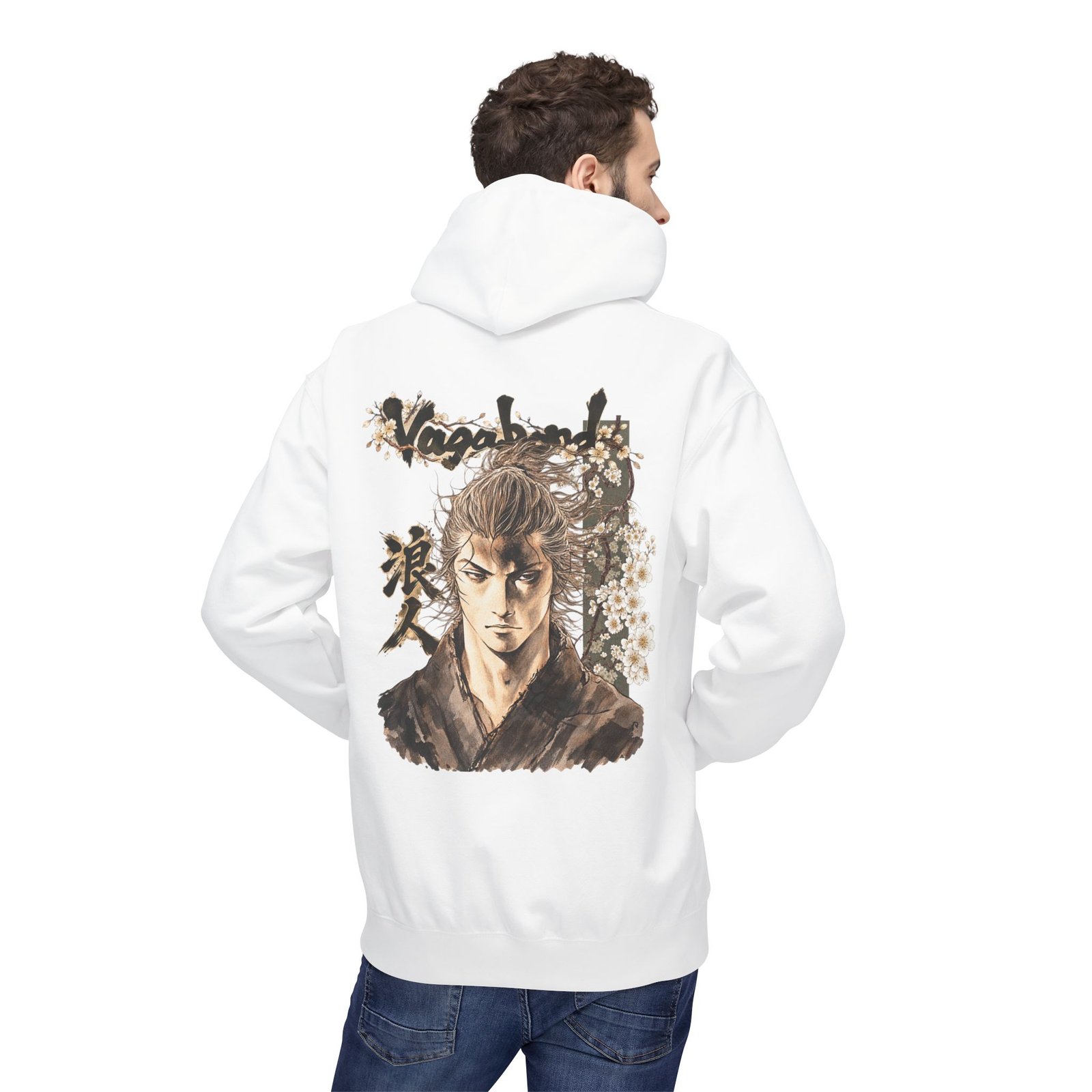 Hoodie – Vagabond – Sakura Portrait - Image 9