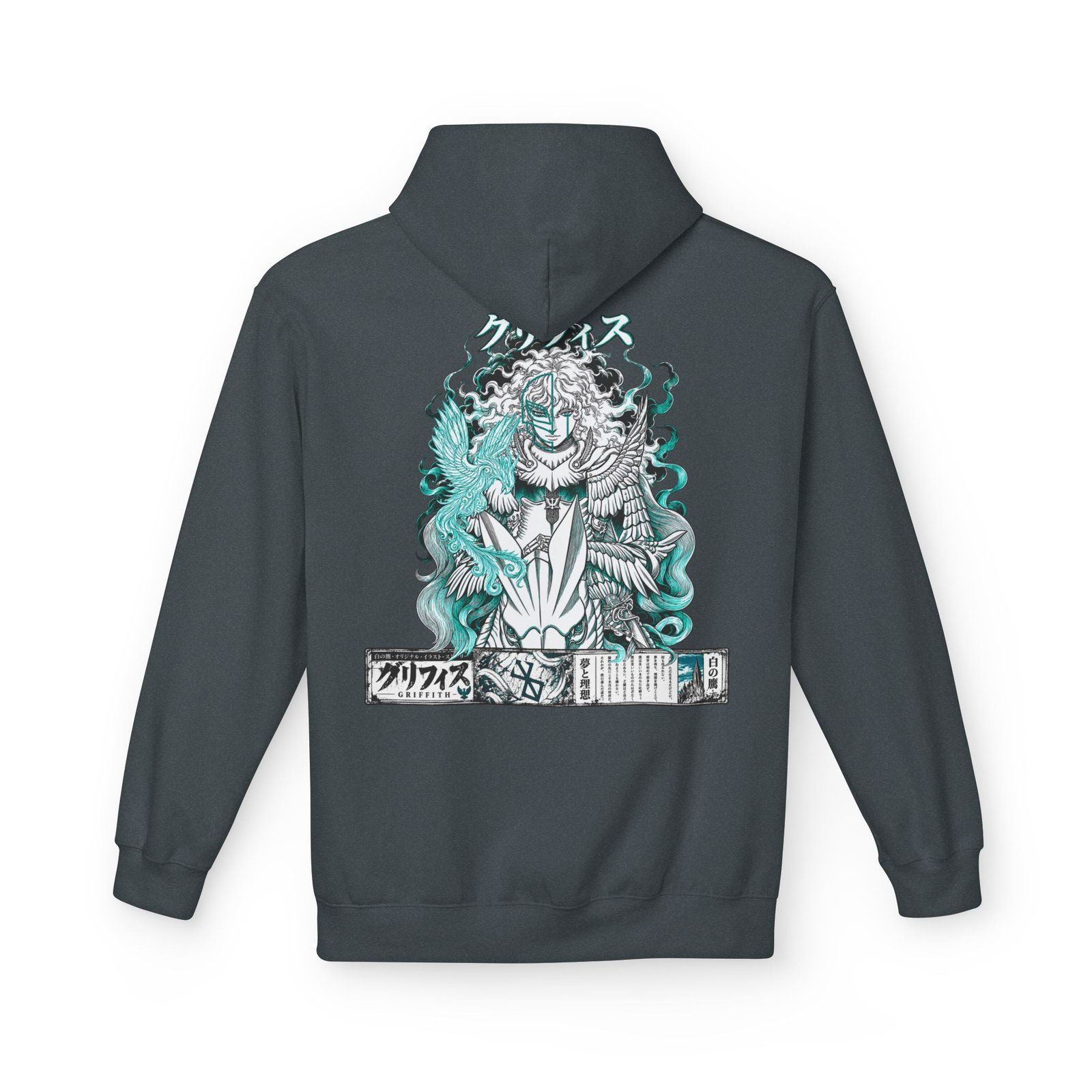 Hoodie – Berserk – Griffith White Hawk - Image 20