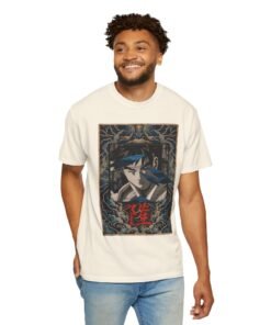 Regular Tee [Front Print] – Street Fighter – Ryu Azure Spirit - Image 6