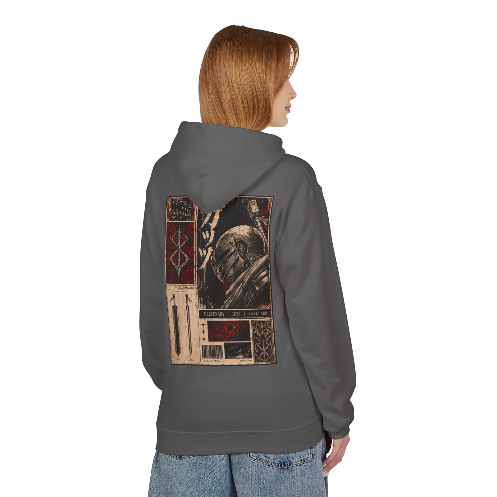 Hoodie – Berserk – Guts Mercenary - Image 13