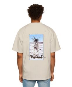Oversized Tee [Back Print] – Vagabond – Wandering Ronin - Image 12