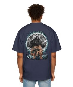 Oversized Tee [Back Print] – Dragon Ball Z – Bardock Oozaru