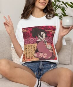 Regular Tee [Front Print] – Samurai Champloo – Fuu Sunflower - Image 12