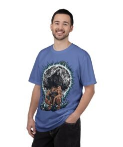Regular Tee [Front Print] – Dragon Ball Z – Bardock Oozaru - Image 17