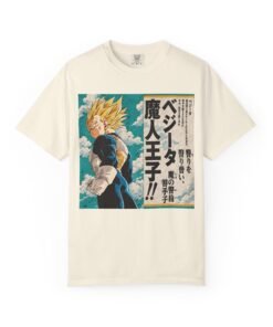 Regular Tee [Front Print] – DBZ – Vegeta Super Saiyan - Image 4