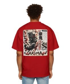 Oversized Tee [Back Print] – Street Fighter – Akuma Satsui no Hado - Image 8