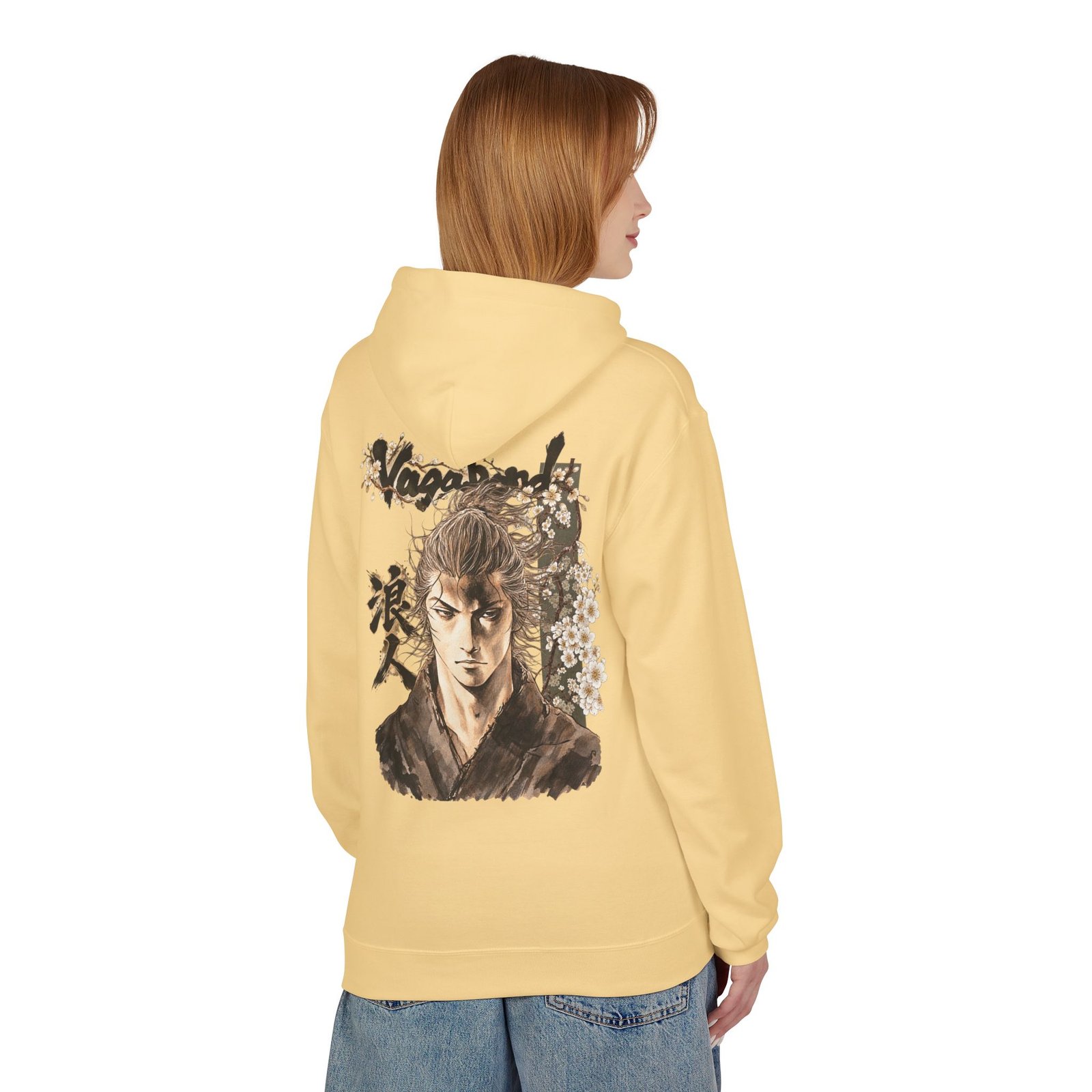 Hoodie – Vagabond – Sakura Portrait - Image 15