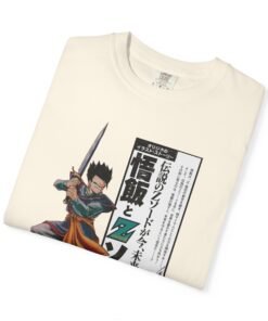 Regular Tee [Front Print] – DBZ – Mystic Gohan Z Sword - Image 7