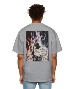 Oversized Tee [Back Print] – Bleach – Kenpachi - Image 11