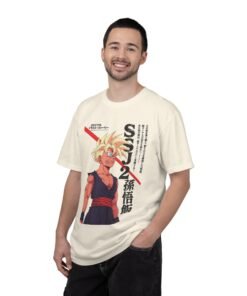 Regular Tee [Front Print] – Dragon Ball Z – Gohan SSJ2 - Image 15