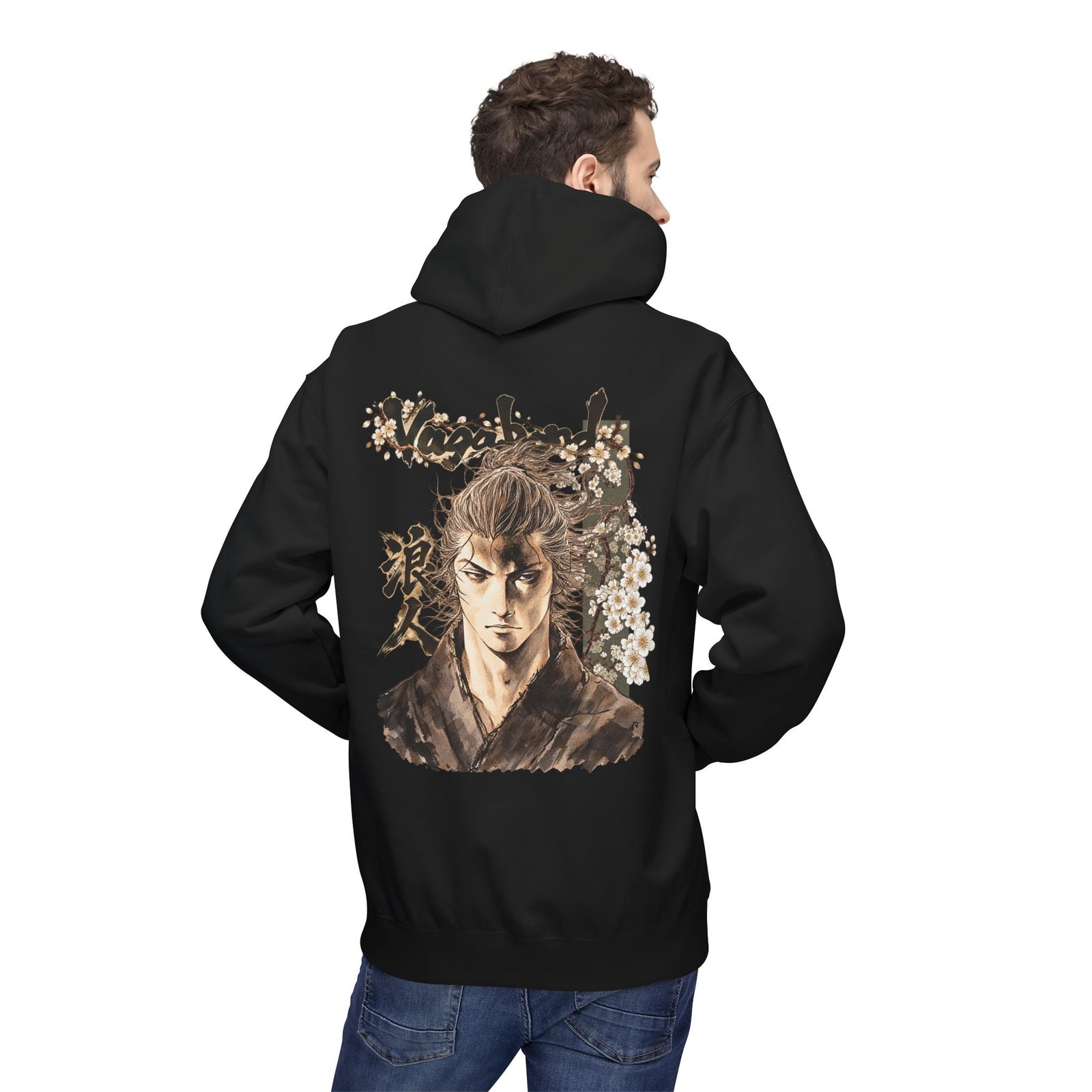 Hoodie – Vagabond – Sakura Portrait - Image 4