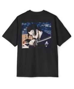 Oversized Tee [Back Print] – Samurai Champloo – Jin Ronin - Image 2