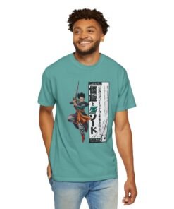 Regular Tee [Front Print] – DBZ – Mystic Gohan Z Sword - Image 11