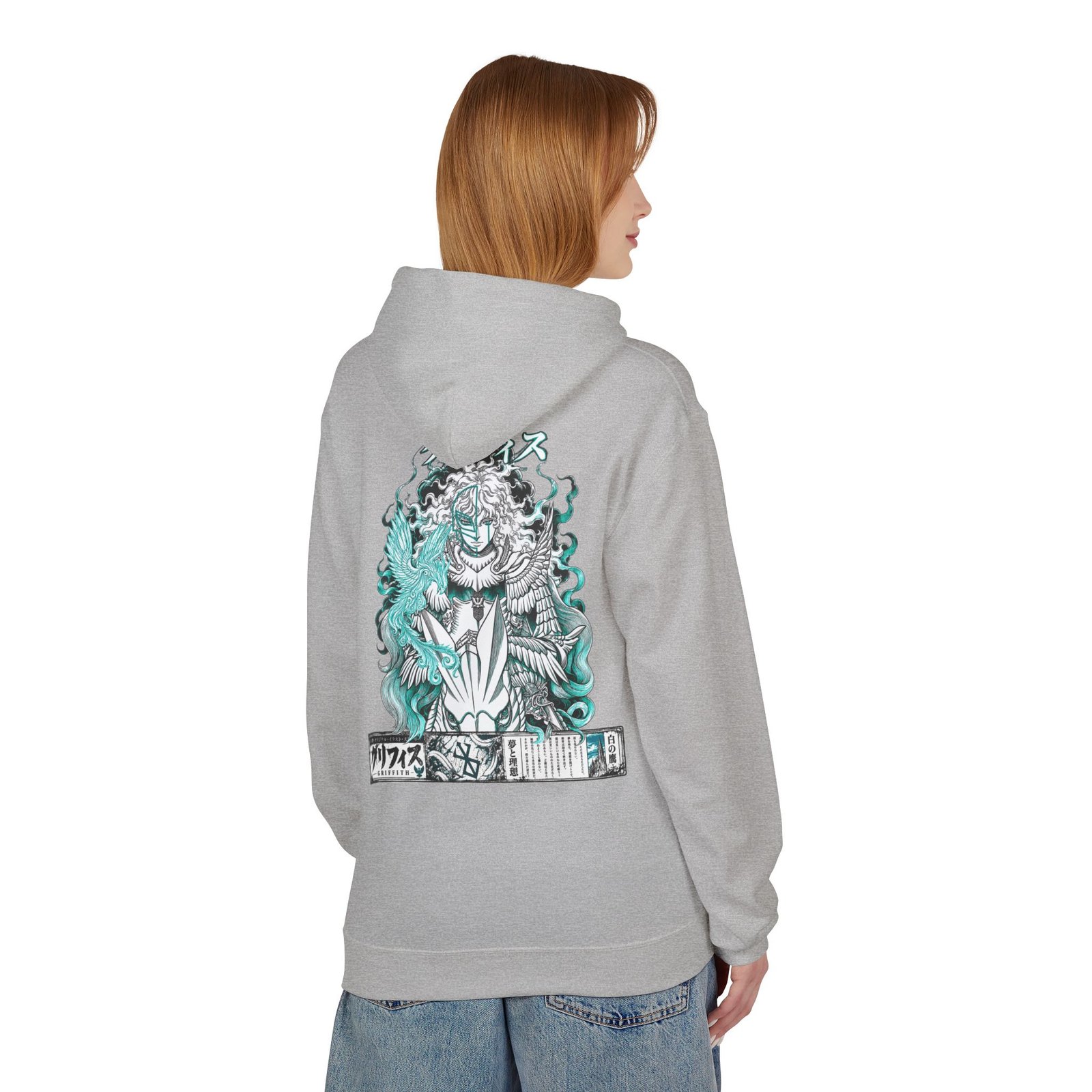 Hoodie – Berserk – Griffith White Hawk - Image 18