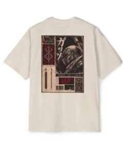 Oversized Tee [Back Print] – Berserk – Guts Mercenary - Image 7