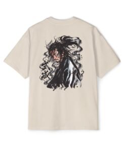 Oversized Tee [Back Print] – Vagabond – Shadow Ronin - Image 8