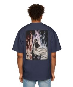 Oversized Tee [Back Print] – Bleach – Kenpachi - Image 13