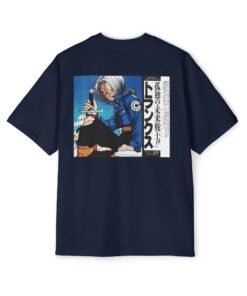Alternative view of Oversized Tee [Back Print] – DBZ – Future Trunks