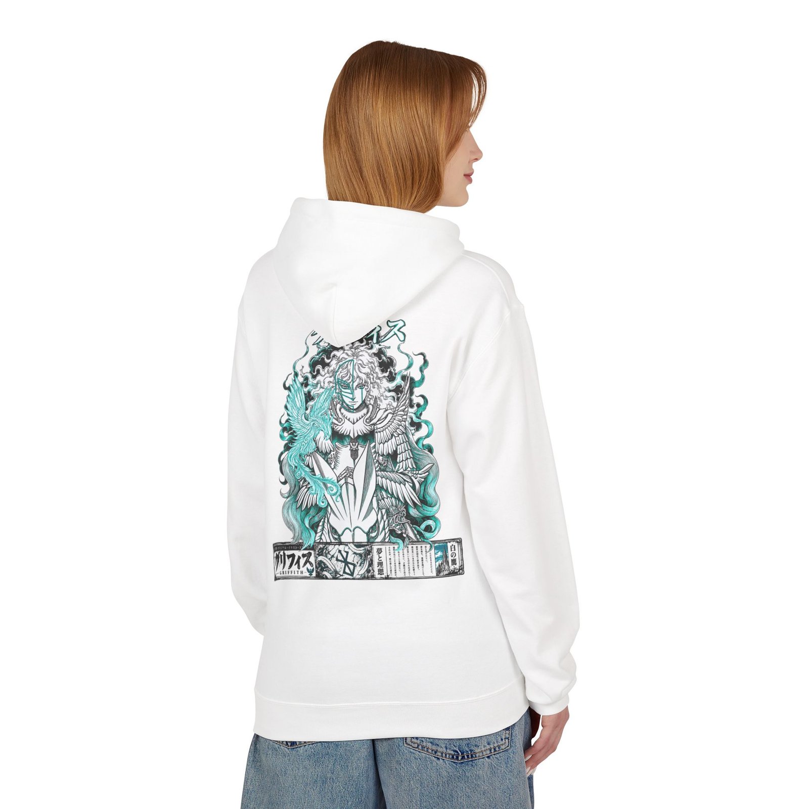 Hoodie – Berserk – Griffith White Hawk - Image 6