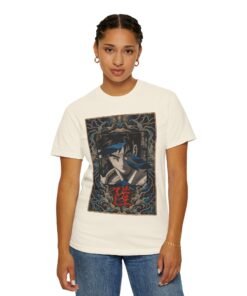 Regular Tee [Front Print] – Street Fighter – Ryu Azure Spirit - Image 5