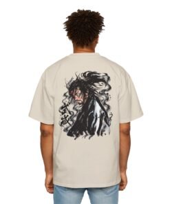 Oversized Tee [Back Print] – Vagabond – Shadow Ronin - Image 9