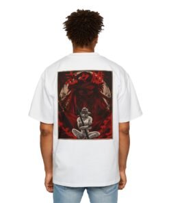 Oversized Tee [Back Print] – Rurouni Kenshin – Makoto Shishio - Image 7
