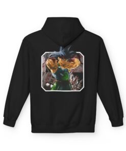 Alternative view of Hoodie [Back Print] – DBZ – Baddack