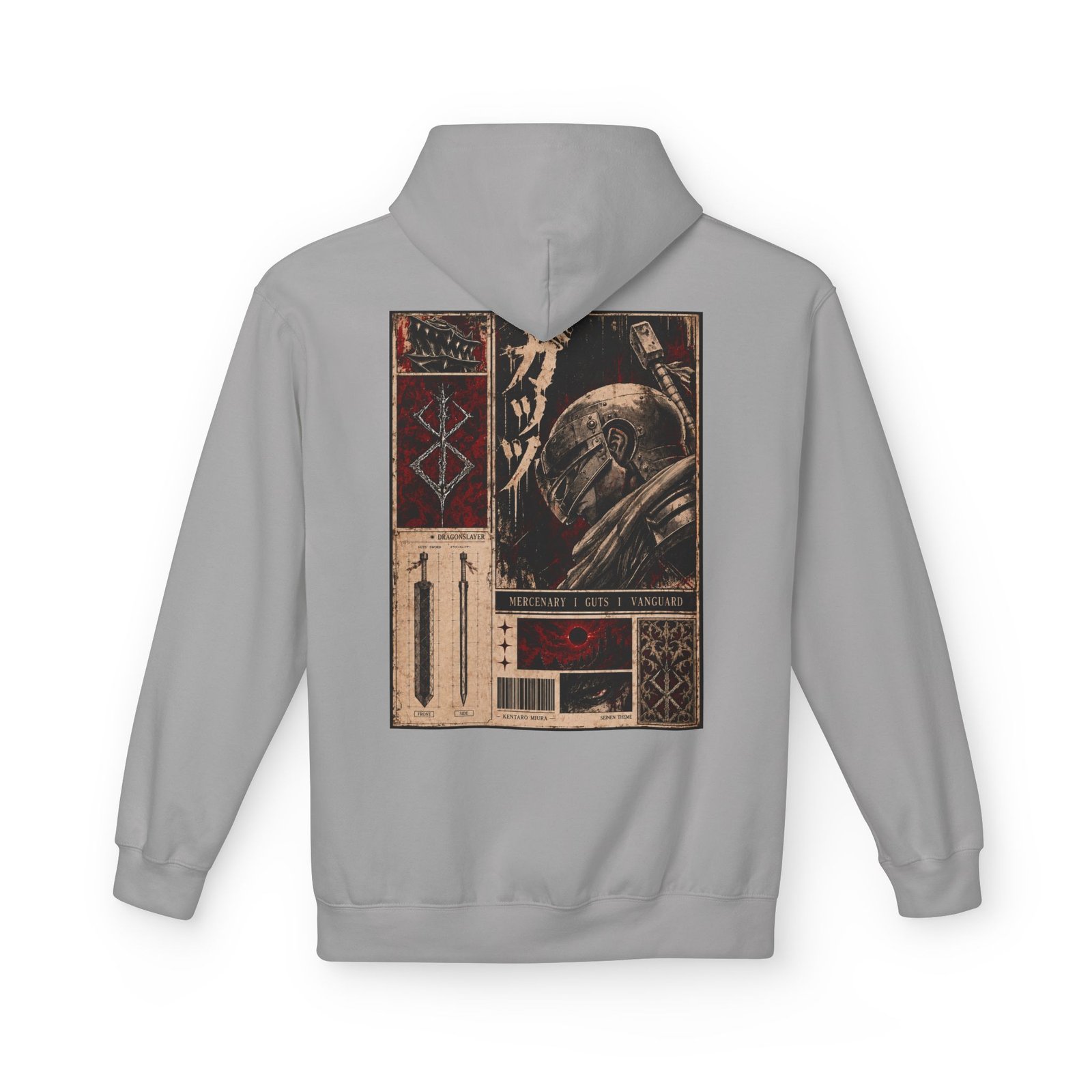 Hoodie – Berserk – Guts Mercenary - Image 8