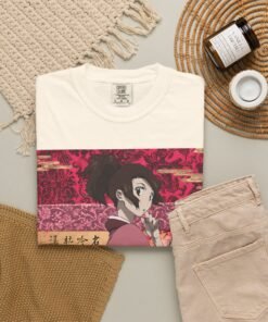 Regular Tee [Front Print] – Samurai Champloo – Fuu Sunflower - Image 15