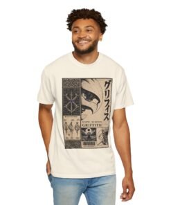 Regular Tee [Front Print] – Berserk – Griffith Falcon Knight - Image 14