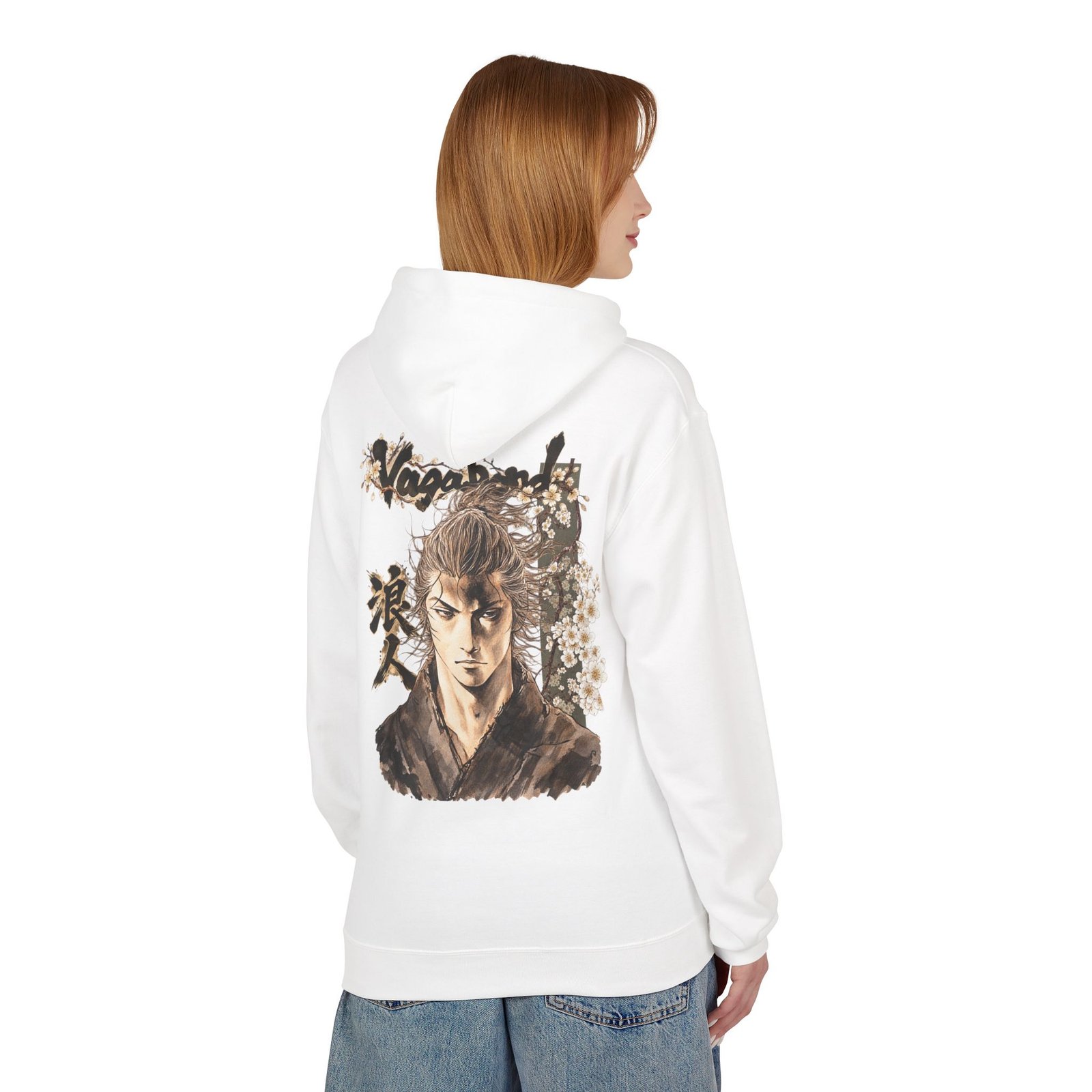 Hoodie – Vagabond – Sakura Portrait - Image 8