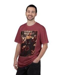 Regular Tee [Front Print] – Naruto – Itachi Akatsuki - Image 5