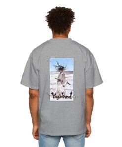 Oversized Tee [Back Print] – Vagabond – Wandering Ronin - Image 16