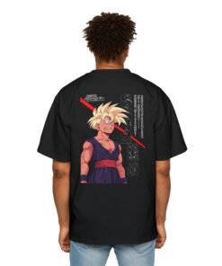 Oversized Tee [Back Print] – Dragon Ball Z – Gohan SSJ2
