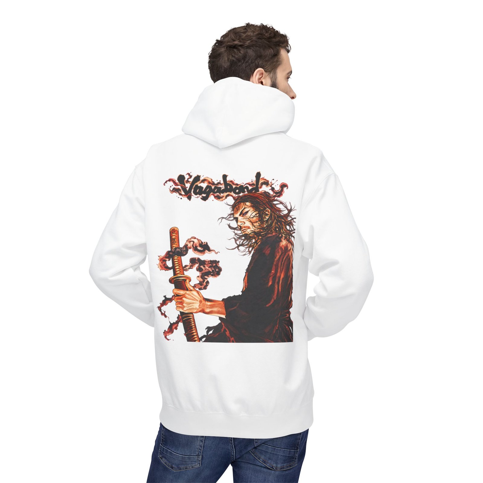 Hoodie – Vagabond – Crimson Ronin - Image 6