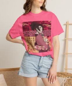 Regular Tee [Front Print] – Samurai Champloo – Fuu Sunflower - Image 26