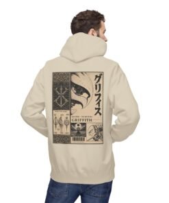 Hoodie – Berserk – Griffith Falcon Knight - Image 15