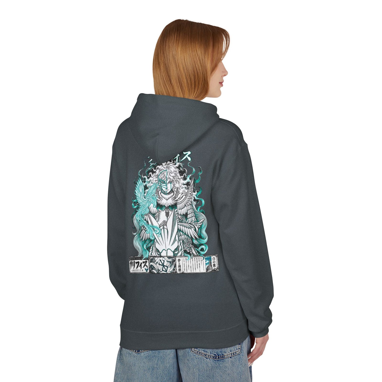 Hoodie – Berserk – Griffith White Hawk - Image 21