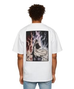 Oversized Tee [Back Print] – Bleach – Kenpachi - Image 7