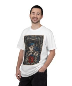 Regular Tee [Front Print] – Street Fighter – Ryu Azure Spirit - Image 10