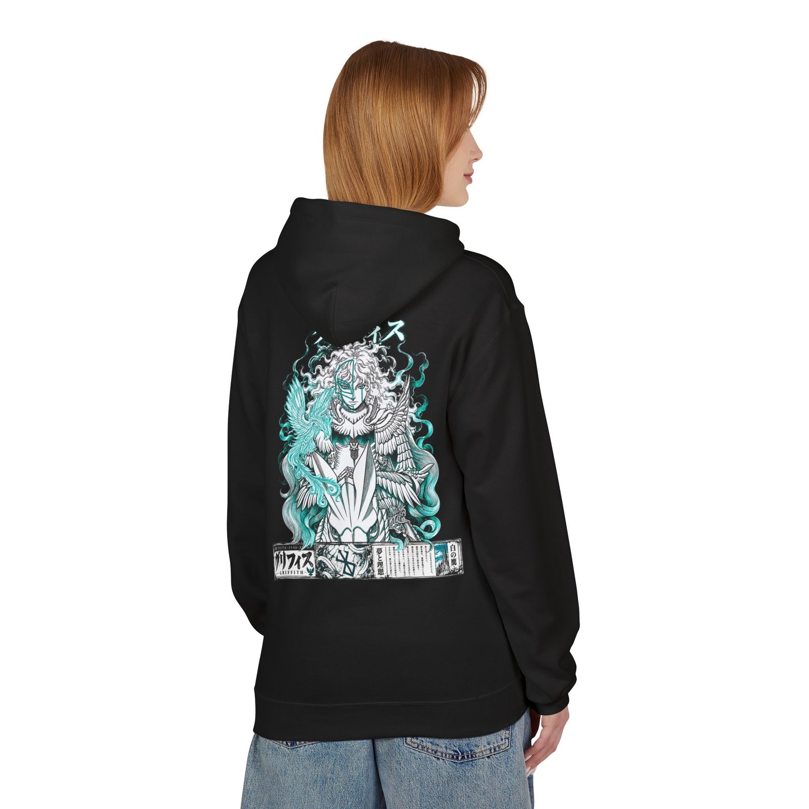 Hoodie – Berserk – Griffith White Hawk - Image 12