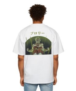 Oversized Tee [Back Print] – DBZ - Broly - Image 4