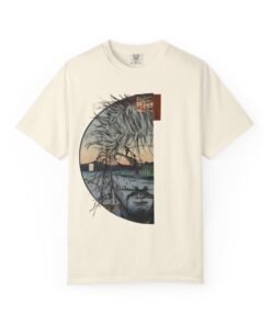 Alternative view of Regular Tee [Front Print] – Vagabond – Ukiyo-e Reflection