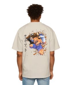 Oversized Tee [Back Print] - Street Fighter - Sagat