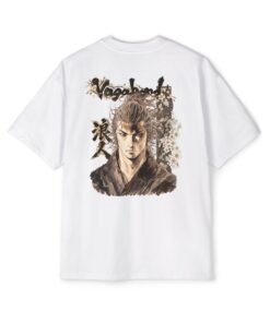 Alternative view of Oversized Tee [Back Print] – Vagabond – Sakura Portrait